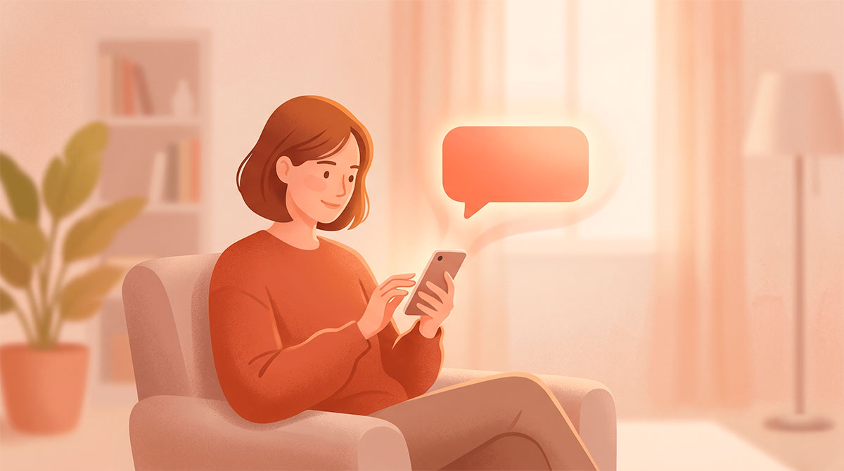 El cliente escribe por WhatsApp